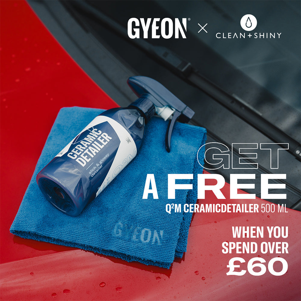FREE GYEON Q2M Ceramic Detailer 500ml – Limited Time Offer