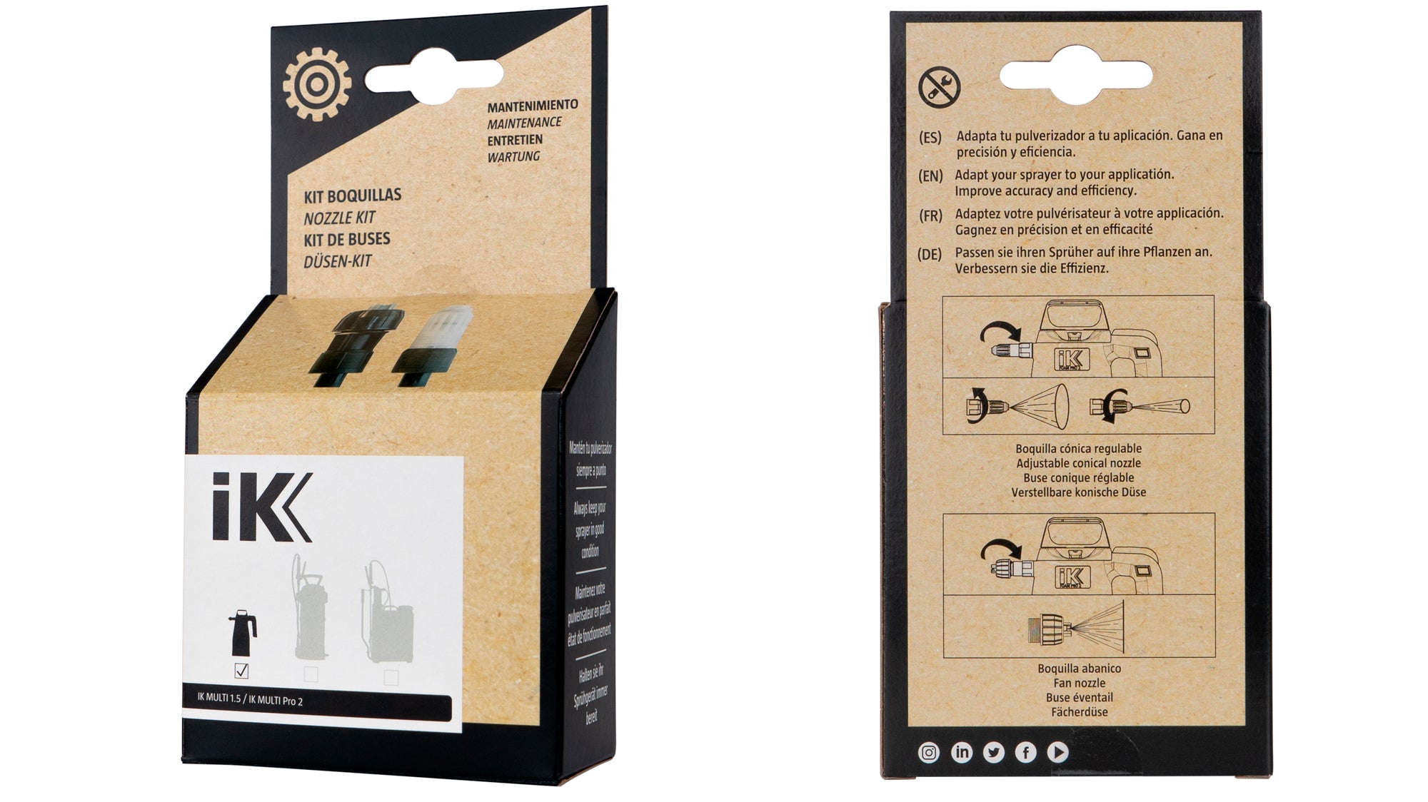 IK Sprayer Replacement Nozzle Kit for IK Multi 1.5 and Multi Pro 2