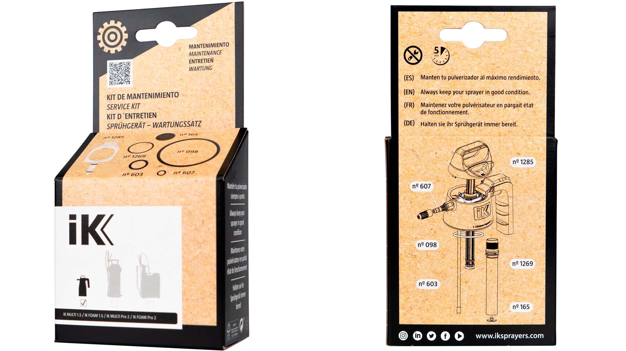 IK Sprayer Maintenance Kit for IK Multi and Foam 1.5 to PRO 2