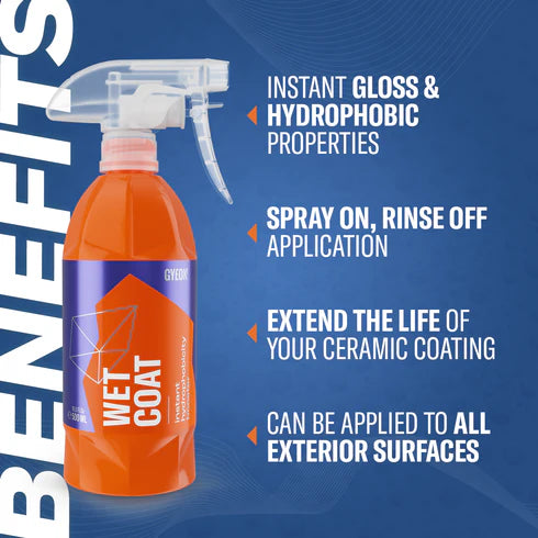 GYEON Q2M WetCoat - Instant Hydrophobic Spray Sealant
