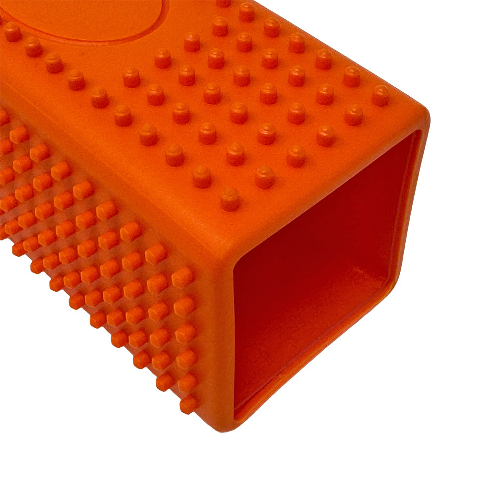 Clean and Shiny Pet Hair Block & Carpet Stripe Tool Orange