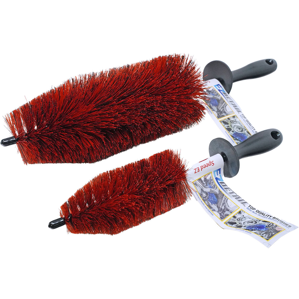 EZ Detail Wheel Cleaning Brush (Red)