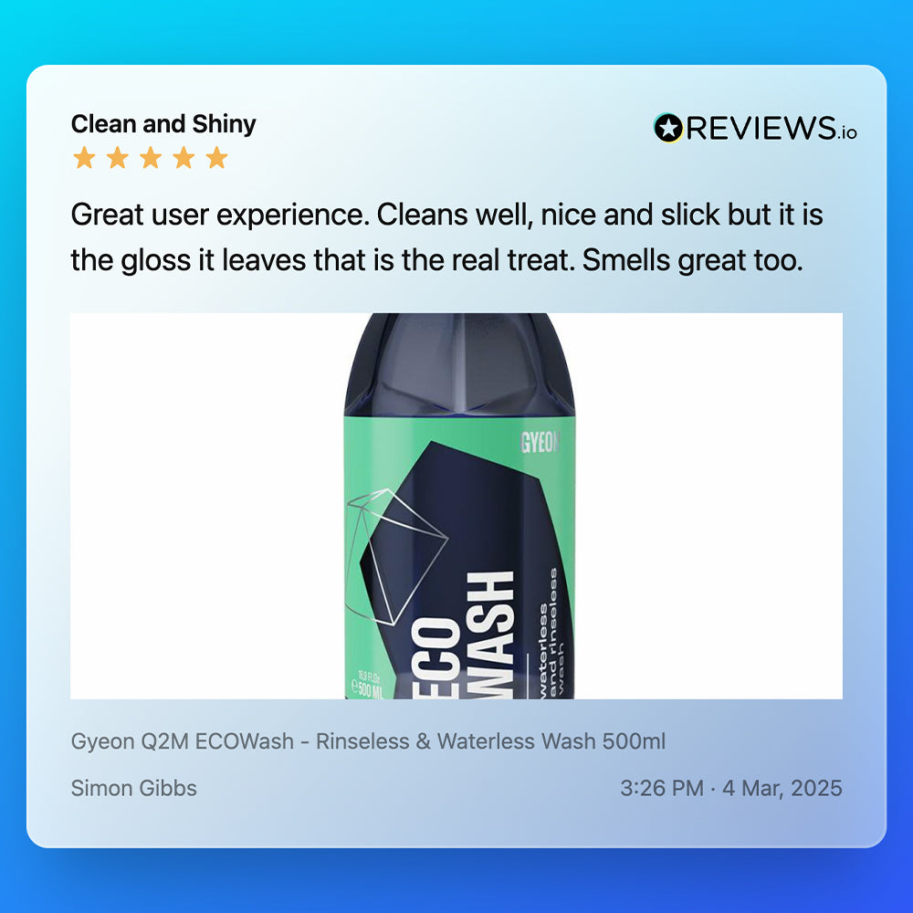 Gyeon Q2M ECOWash - Rinseless & Waterless Wash