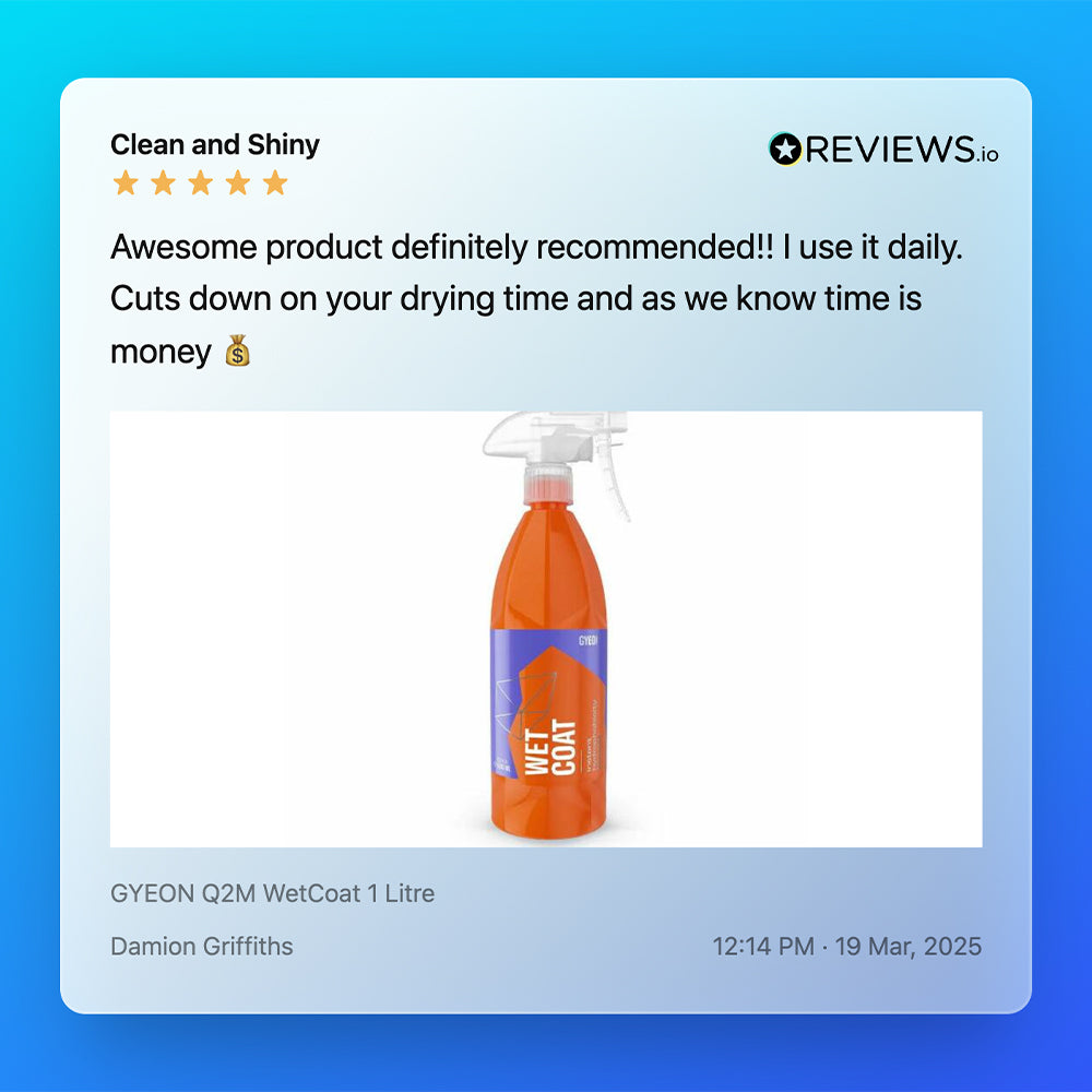 GYEON Q2M WetCoat - Instant Hydrophobic Spray Sealant