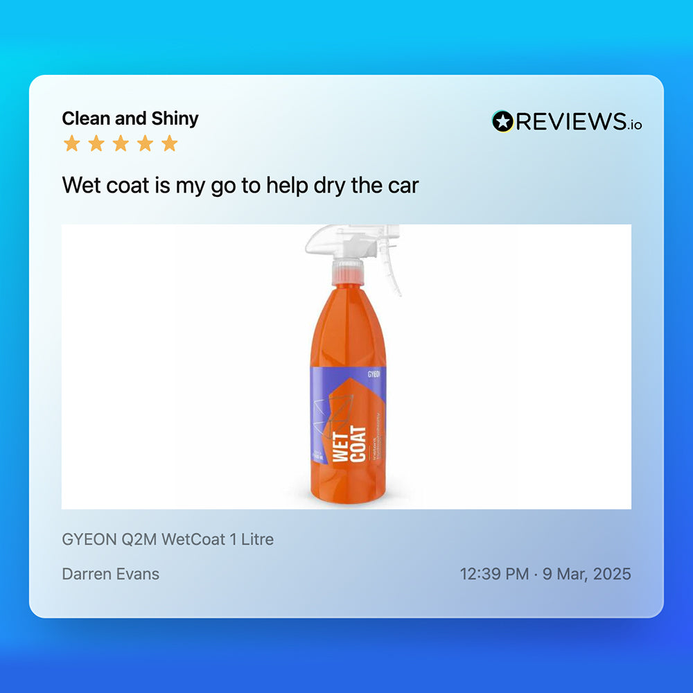 GYEON Q2M WetCoat - Instant Hydrophobic Spray Sealant