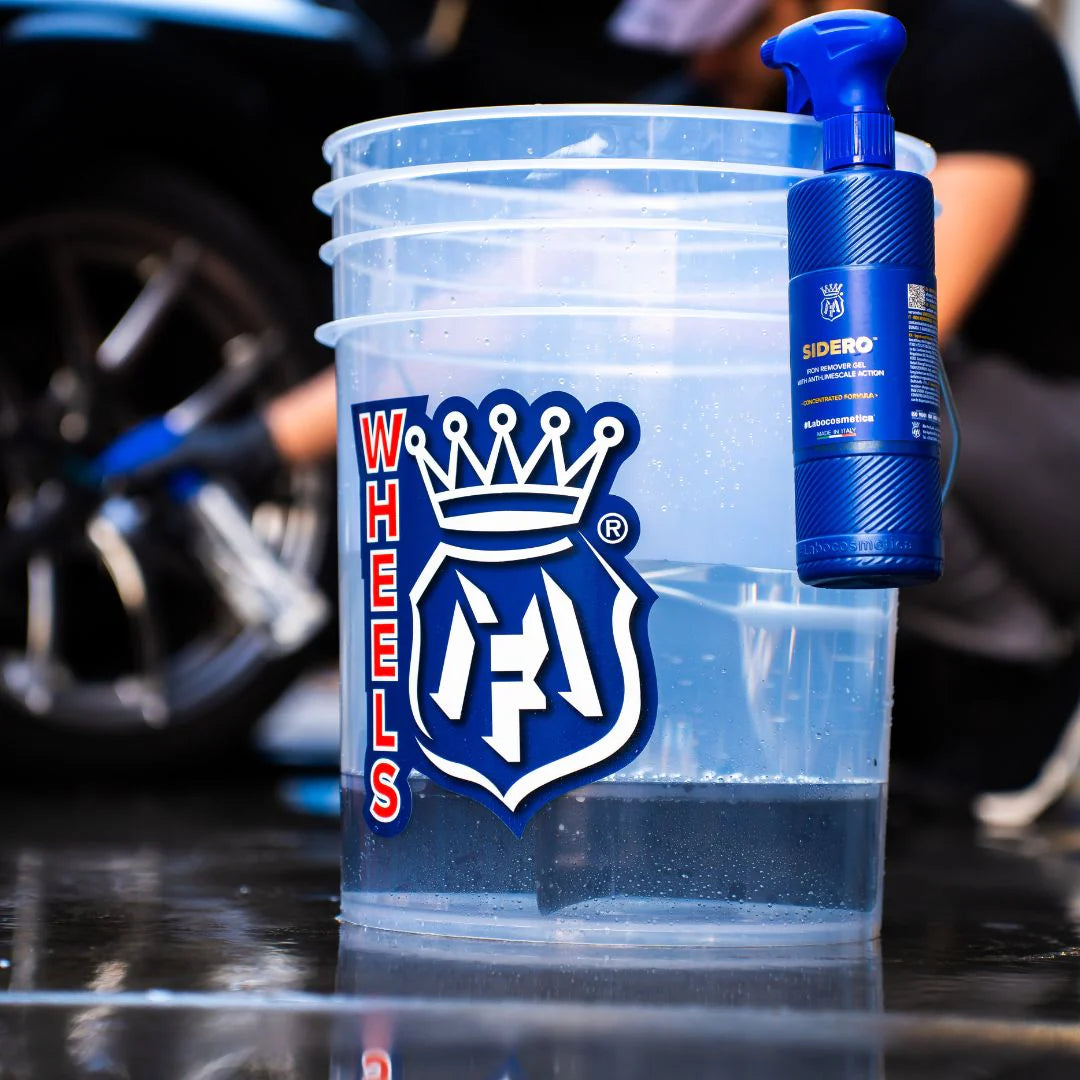 Labocosmetica Wash, Rinse and Wheels Detailing Bucket Stickers