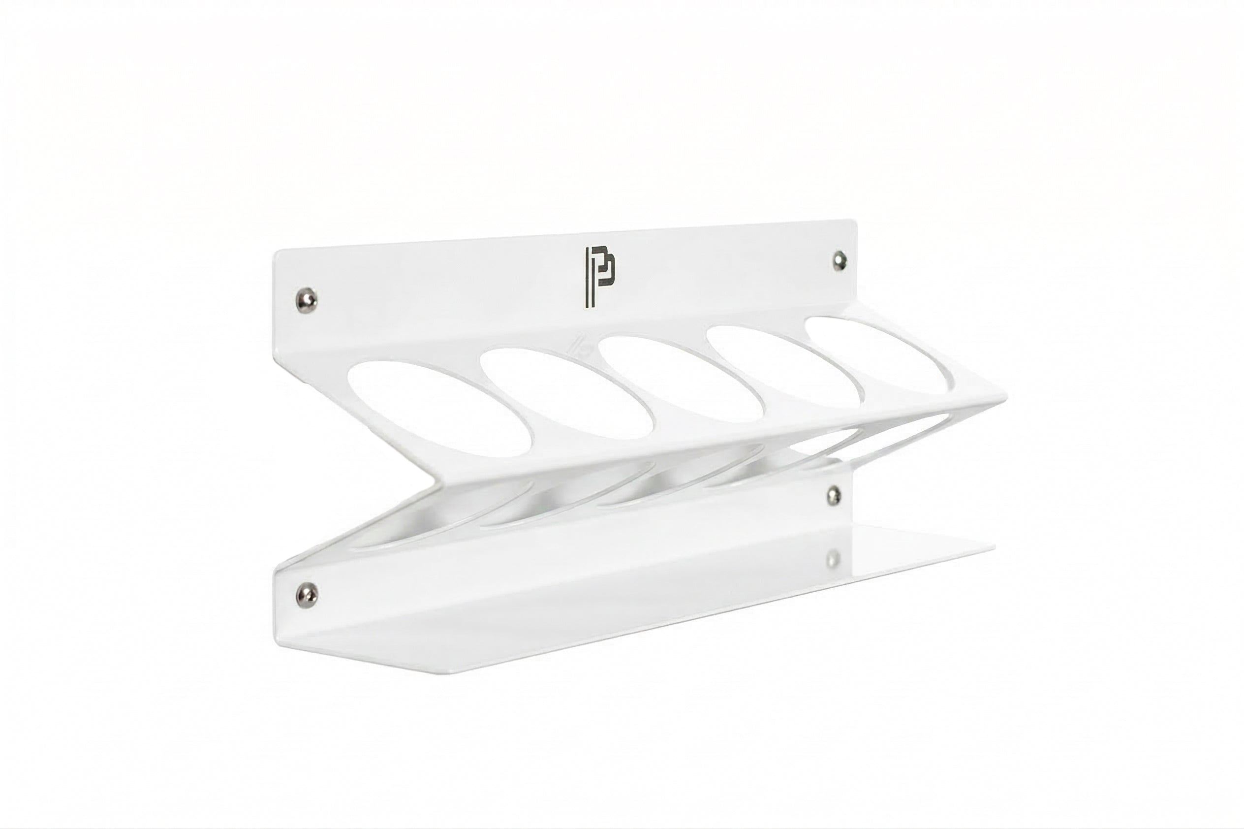 Poka Premium Bottle Holder 5 Bottles up to 1 Litre - Glossy White