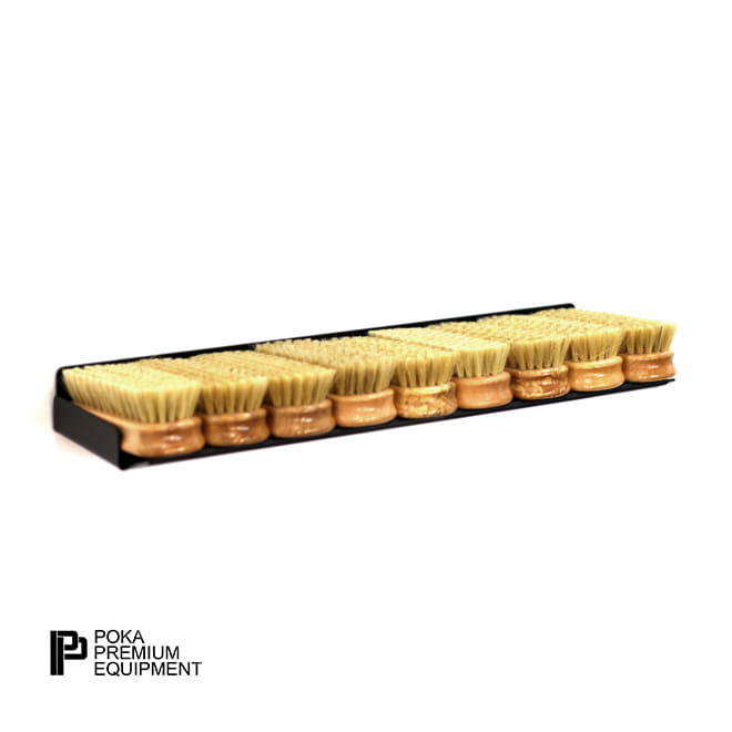 Poka Premium Leather and Upholstery Brush Shelf