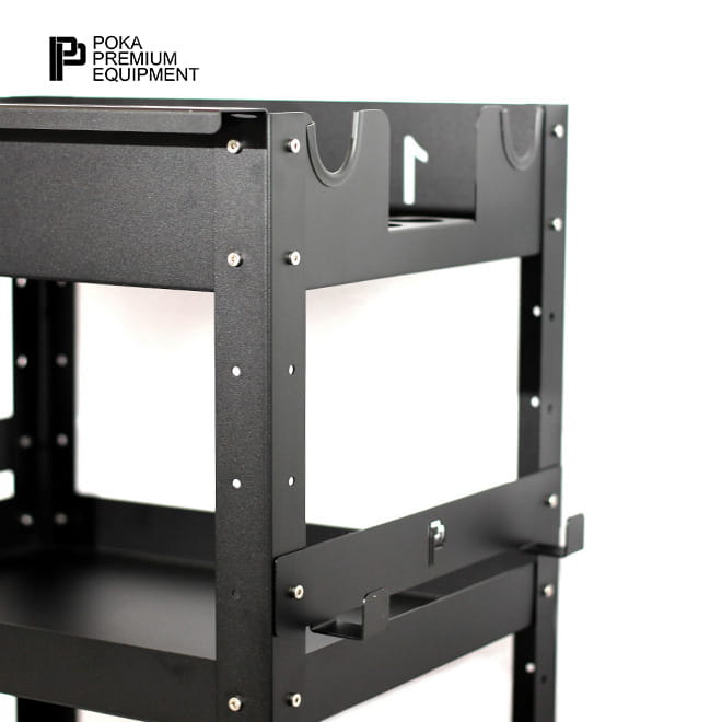Poka Premium Pro Detailing Trolley 3 Shelves