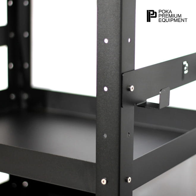 Poka Premium Pro Detailing Trolley 3 Shelves