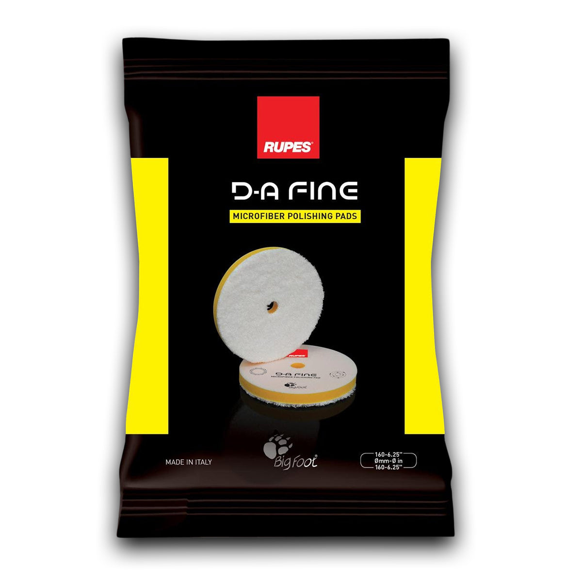 Rupes D-A Fine Microfiber Pad - Various Sizes