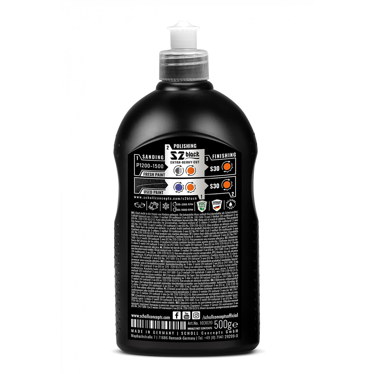 Scholl Concepts S2 Black High Performance Cutting Compound