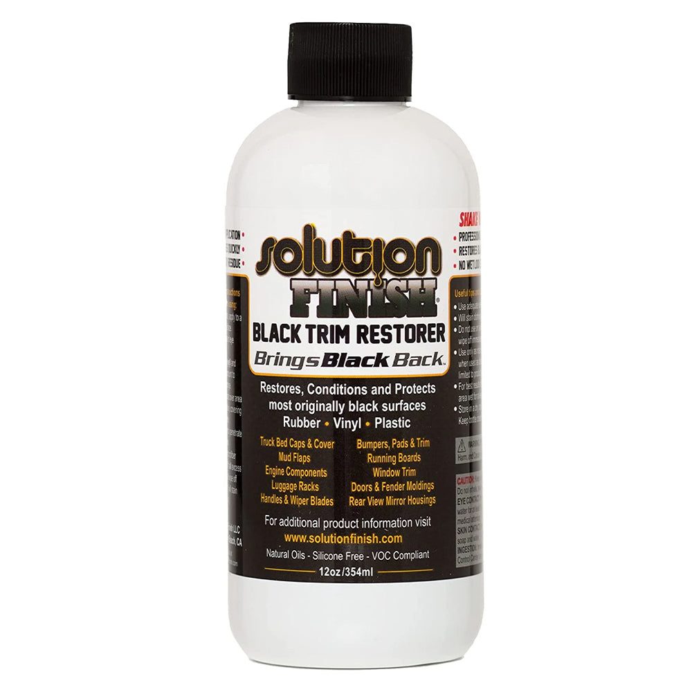 Solution Finish Black Trim Restorer