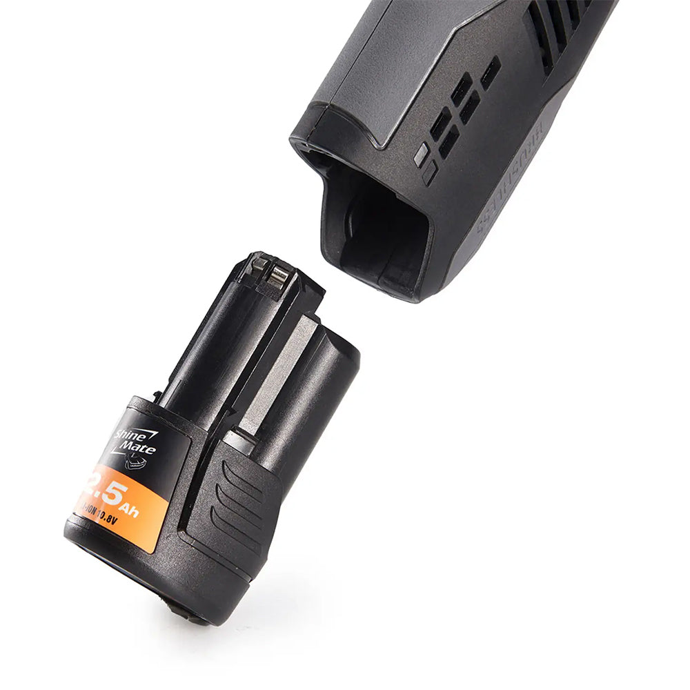 ShineMate EB210 Cordless Dual Action & Rotary Polisher Kit – Multi-Function Mini DA