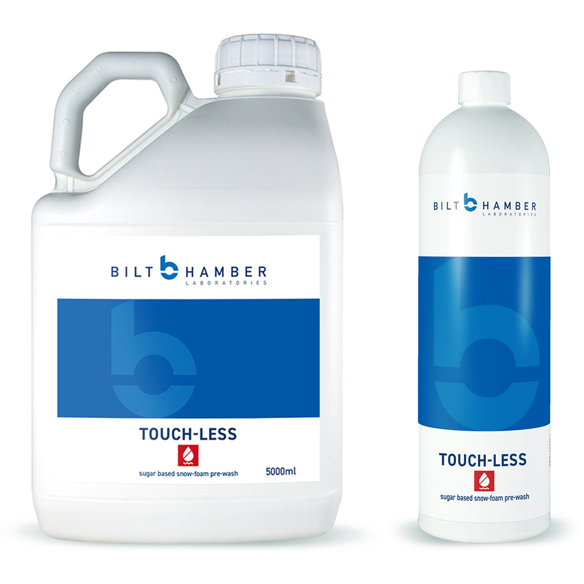 Bilt Hamber TOUCH-LESS sugar based snow foam pre-wash, 1 Litre or 5 Litres.
