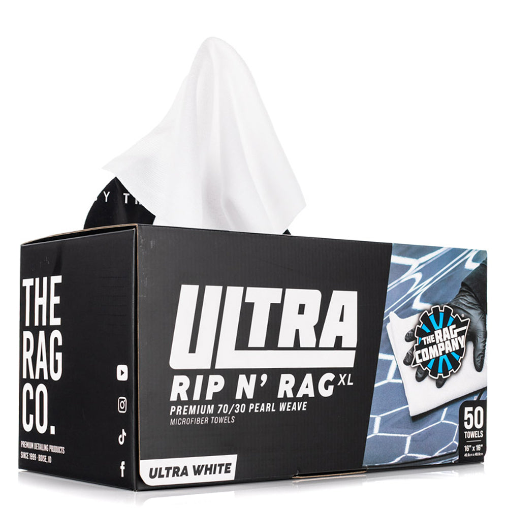 The Rag Company Ultra Rip N Rag XL - 50x Multi Purpose Microfiber Towels