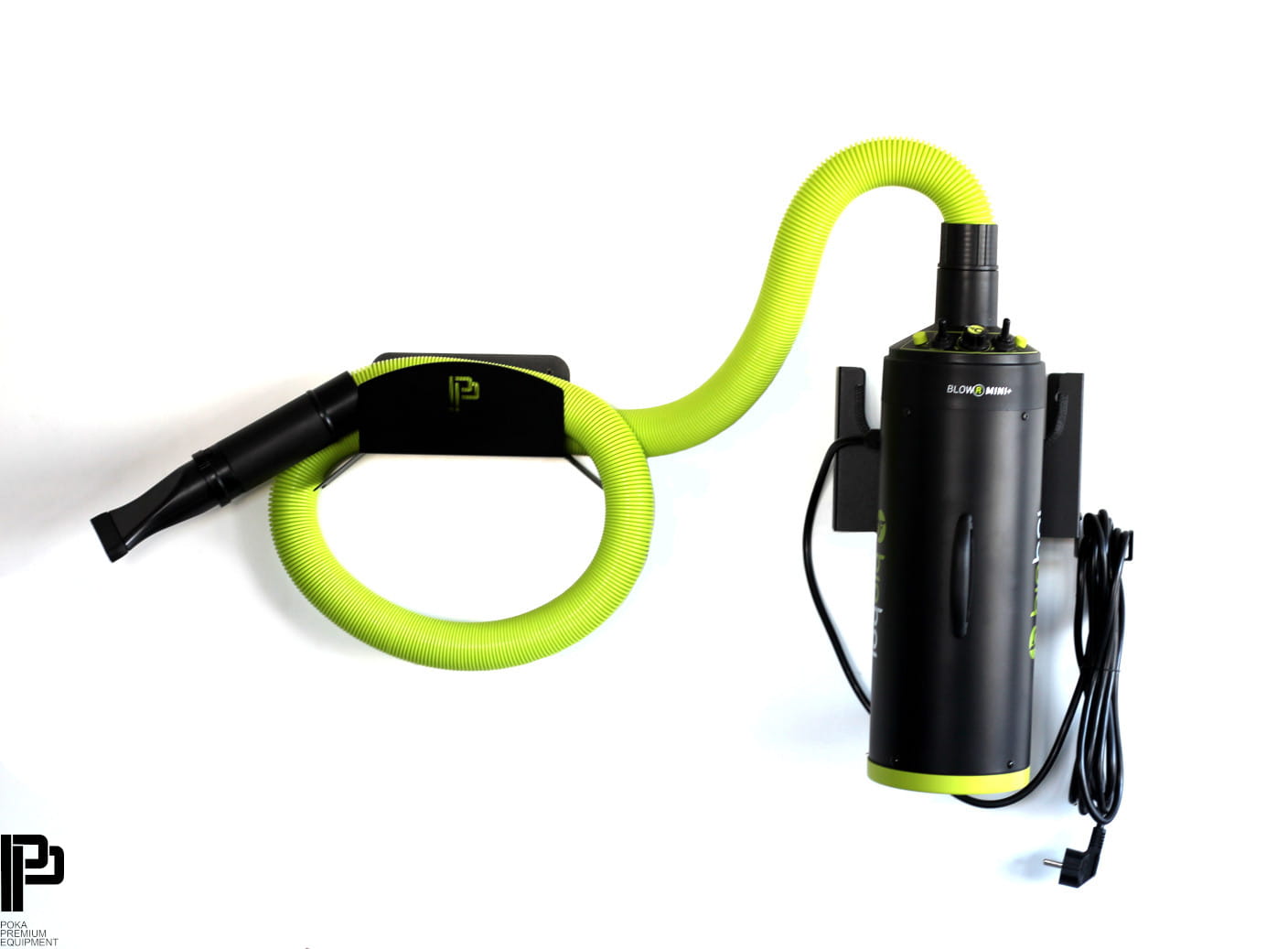 Poka Premium Small hanger for a blower with a cable hook