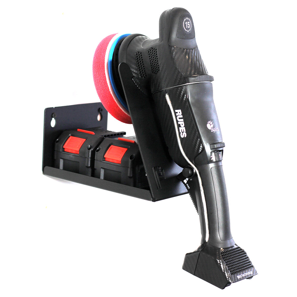 Poka Premium Hanger for One Polishing Machine with a shelf for Batteries
