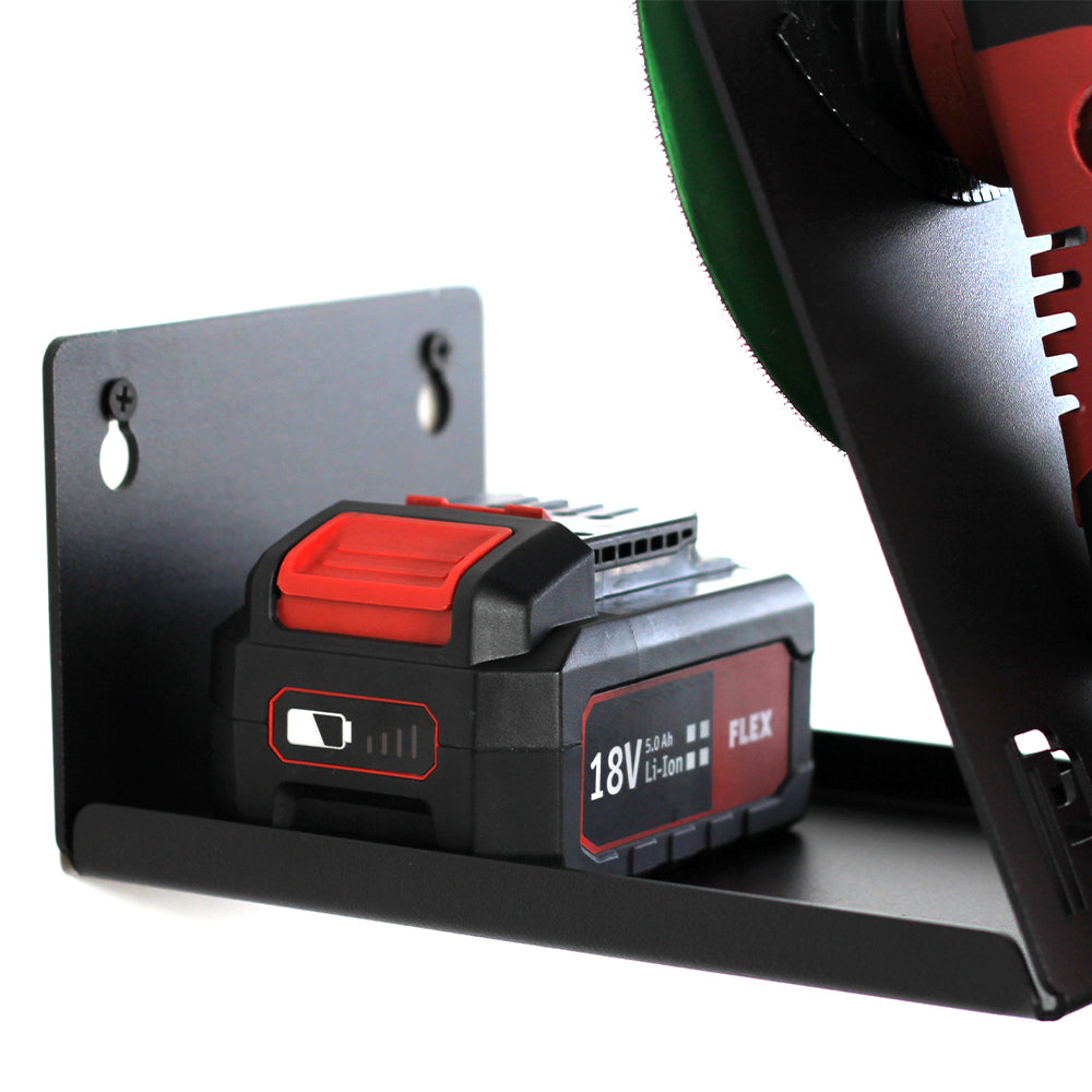 Poka Premium Hanger for One Polishing Machine with a shelf for Batteries