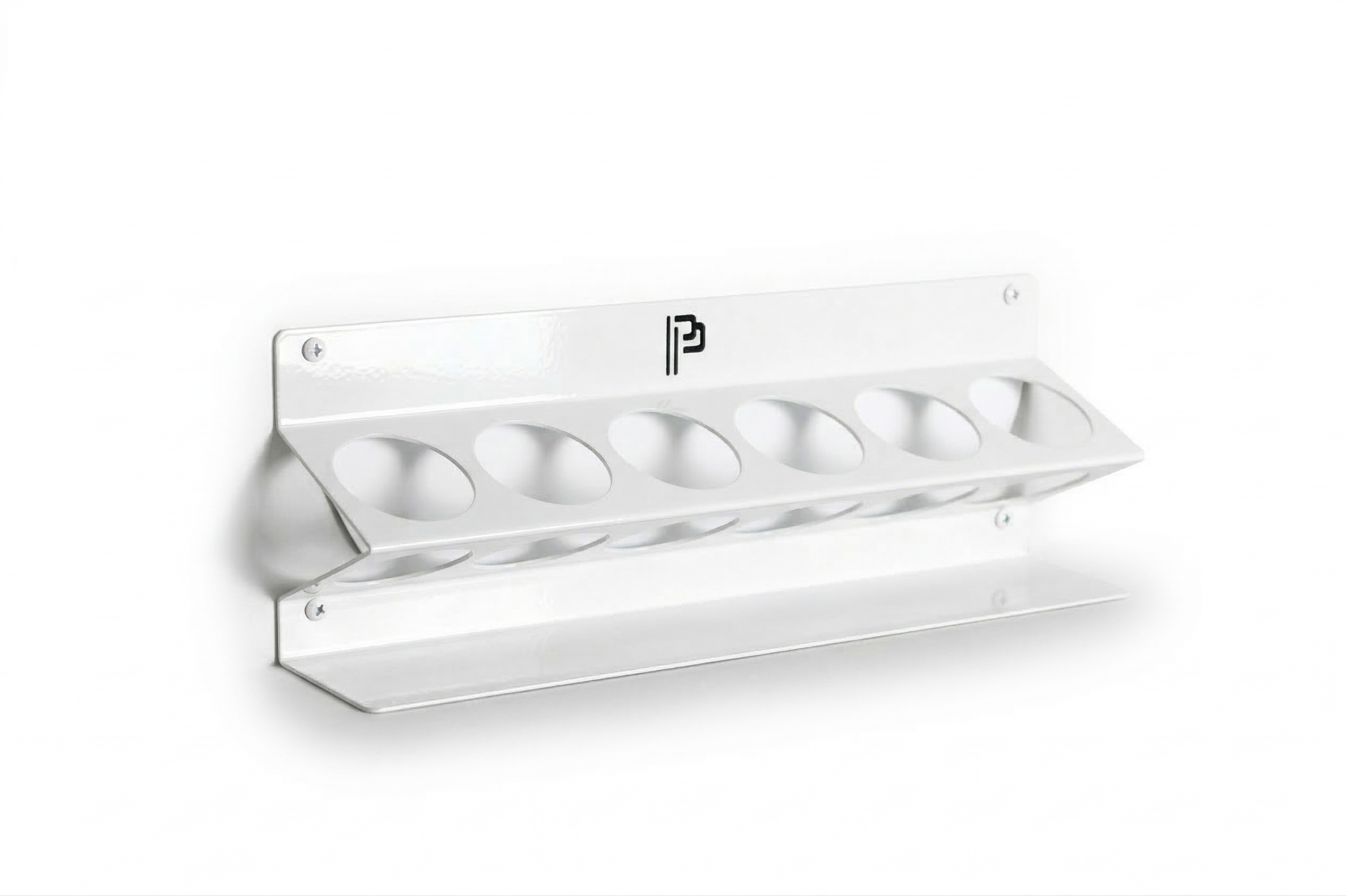 Poka Premium Small Bottle Holder for Bottles up to 500ml - Glossy White
