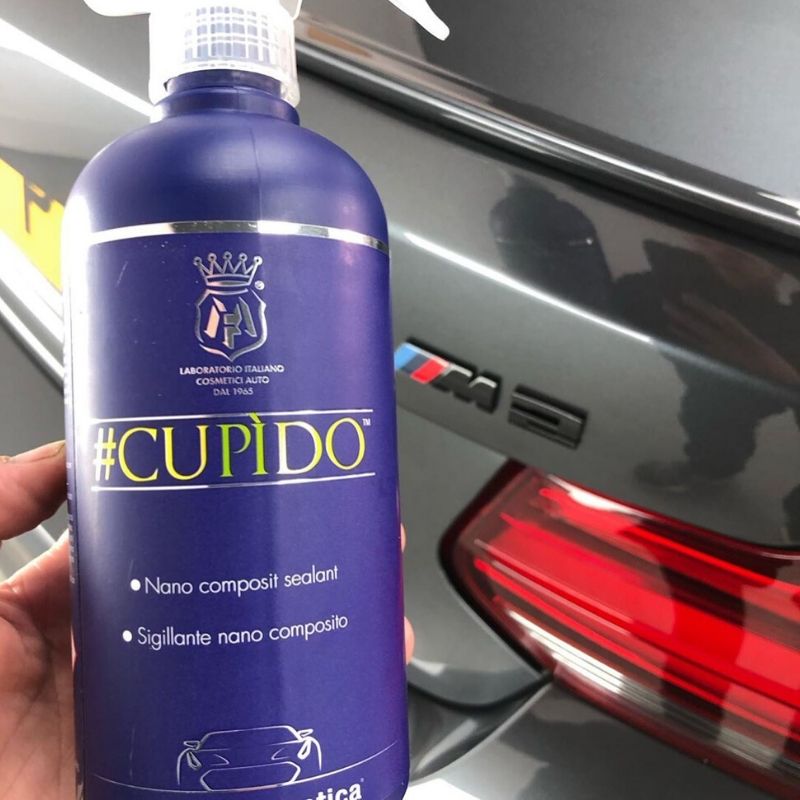 Bottle of Labocosmetica Cupido nano-composite ceramic spray sealant for car paint protection