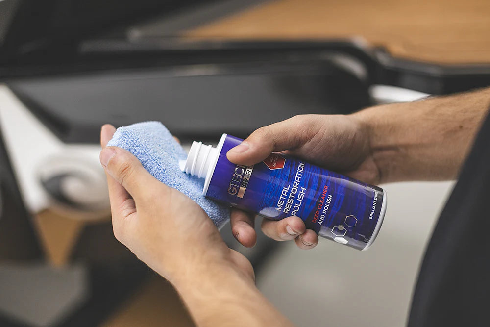 The Rag Company 2 x 4 Microfiber Terry Detailing Sponge Applicator - Blue