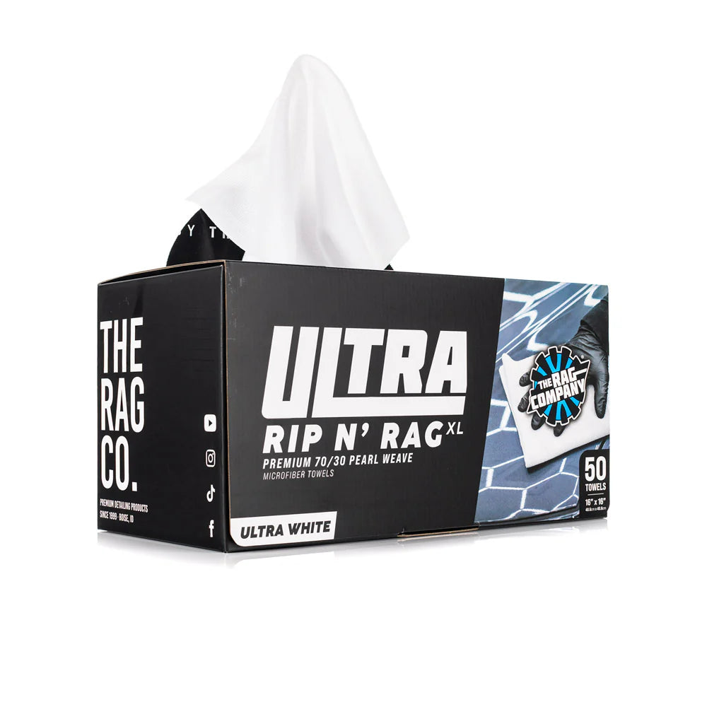 The Rag Company Ultra Rip N Rag XL - 50x Multi Purpose Microfiber Towels