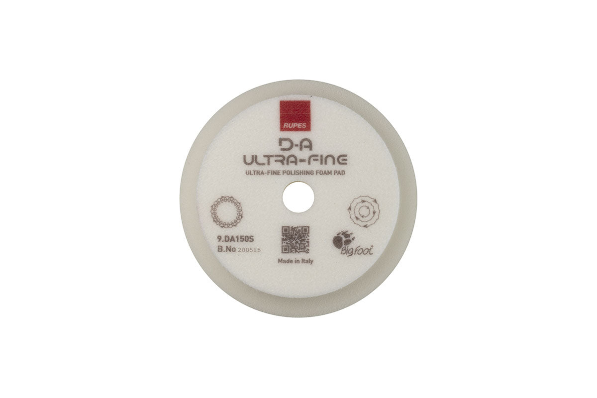 Rupes D-A Ultra Fine High Performance Polishing Foam Pad White 150mm (5")