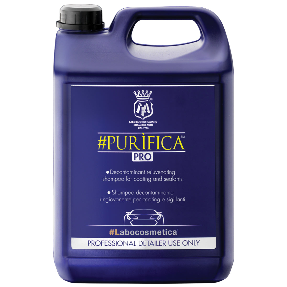 Labocosmetica Purifica (Decontaminate Snowfoam/Shampoo Acidic /Waterspot Remover/Coating Refresh ) - 4.5 Litre