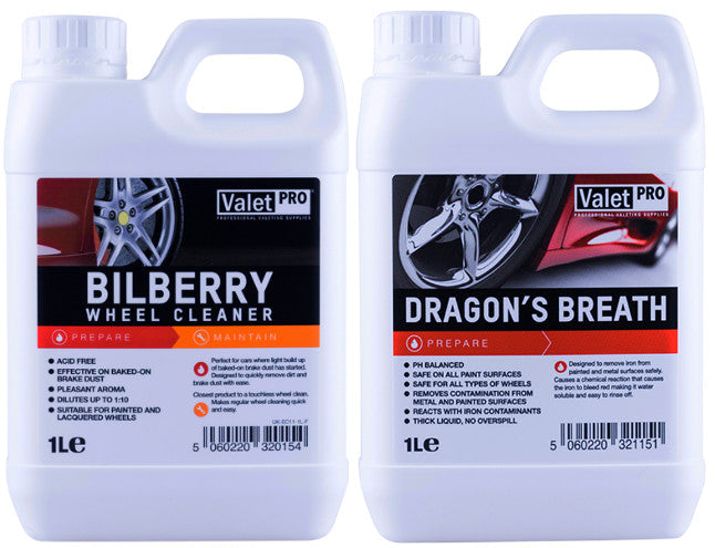 ValetPRO Bilberry and Dragons breath wash kit 1L