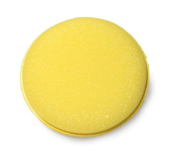 Clean And Shiny Yellow Circular Foam Applicator - 6 Pack