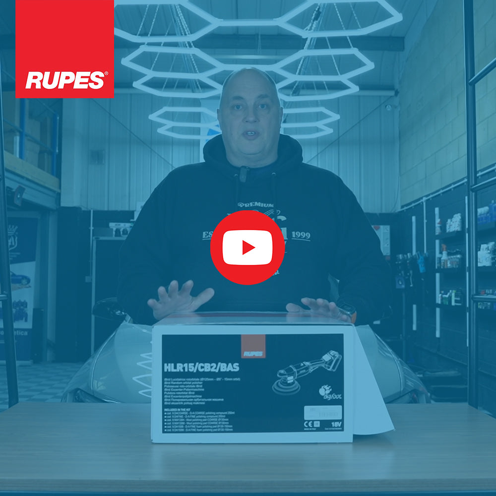 ▶️ RUPES HLR15 Cordless Polisher Unboxing