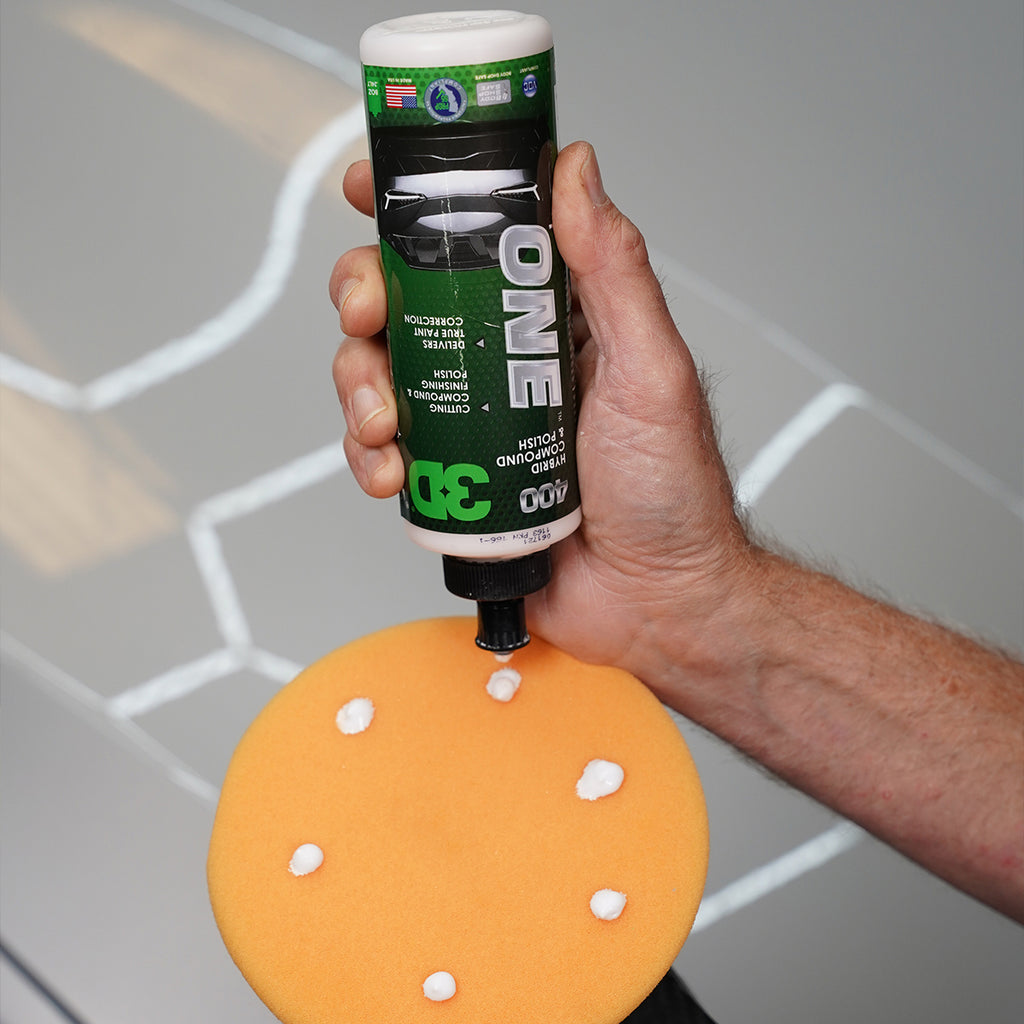 3D One Hybrid Compound & Polish – One Step (425 Oz) – Medium Cut