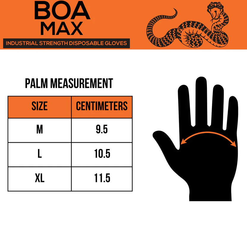 Tough Glove Boa Max - Nitrile Gloves (100x Large)