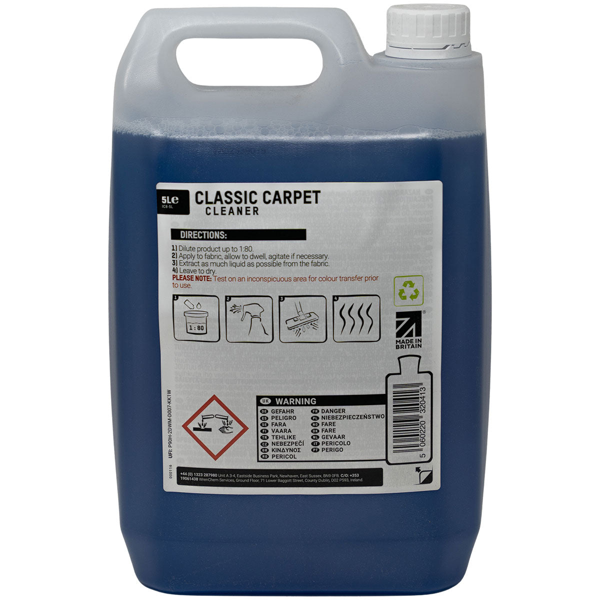 ValetPRO Classic Carpet Cleaner 5L