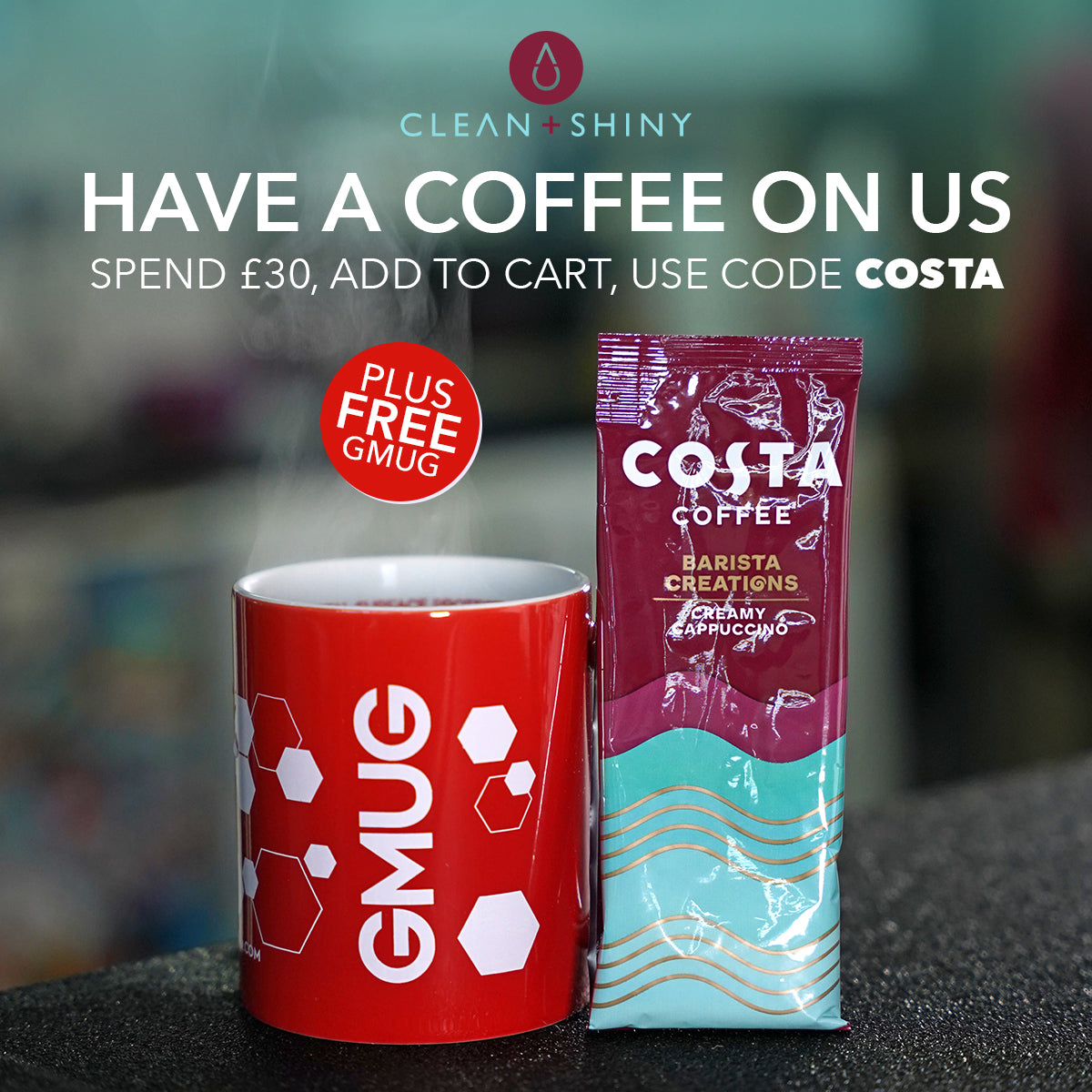 Free Coffee and Mug
