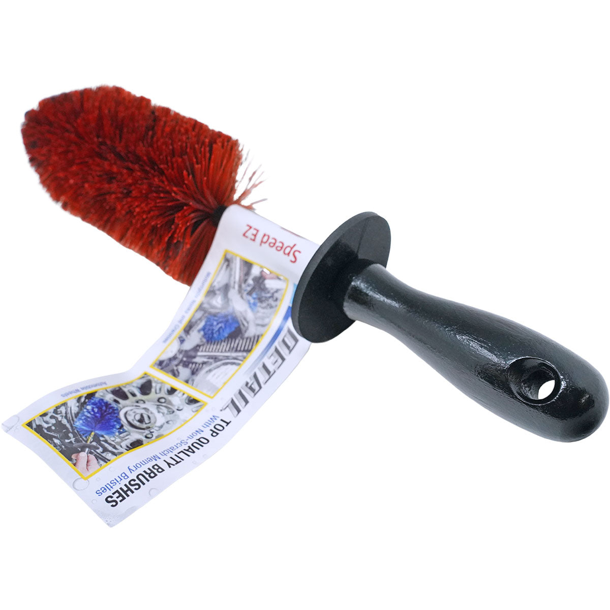 EZ Detail Wheel Cleaning Brush (Red)