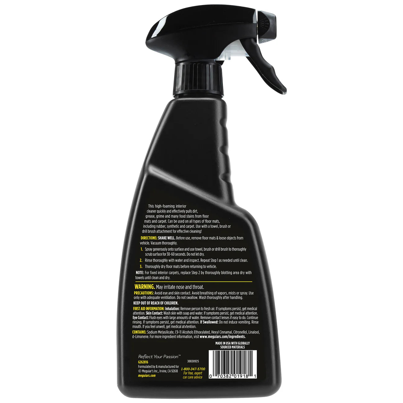 Meguiar's Foaming Floor Mat Cleaner + Floor Cleaner