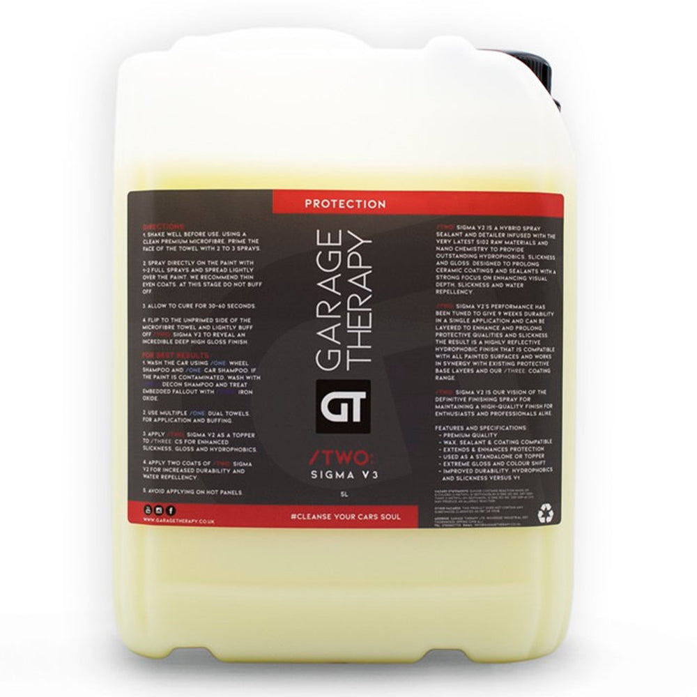 Garage Therapy /TWO:Sigma V3 Spray Sealant