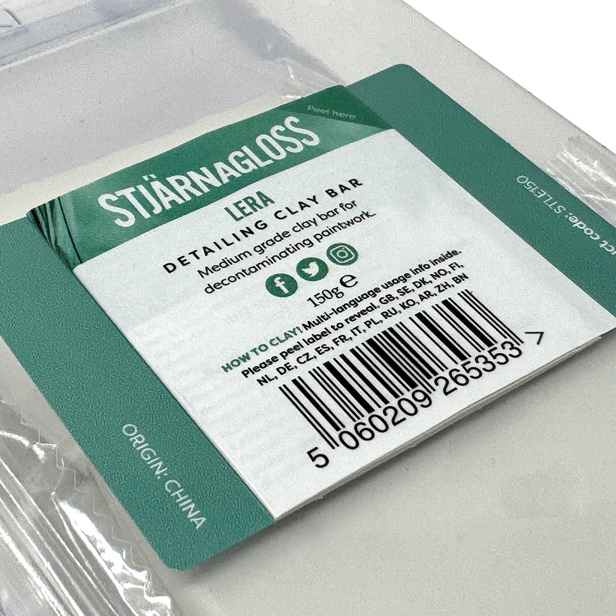 Stjarnagloss Lera - Decontamination Clay Bar 150g (3 pack)