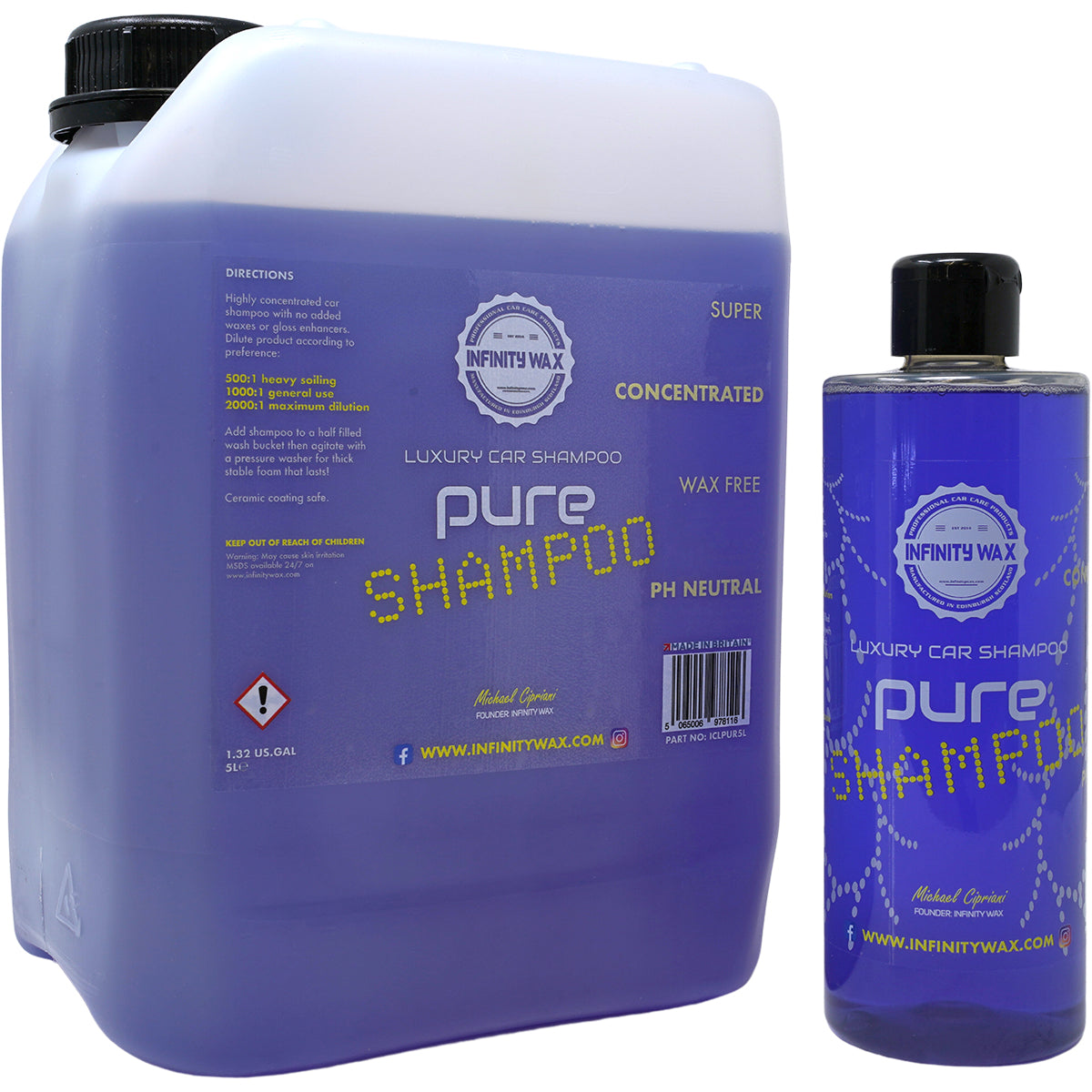 Infinity Wax Pure Shampoo