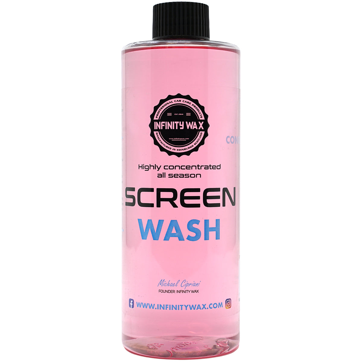 Infinity Wax Screen Wash and De-icer 500ml