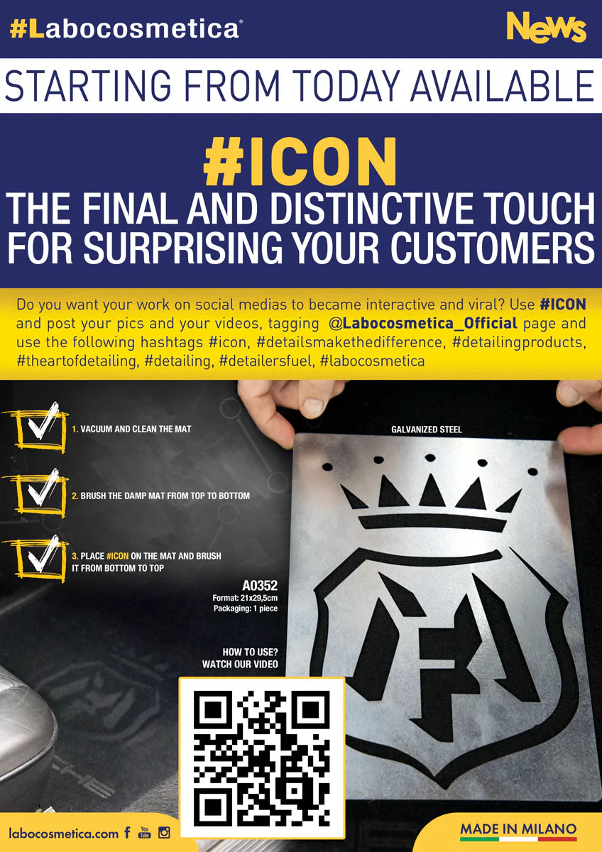 Labocosmetica Icon Carpet Stencil Logo Shaper