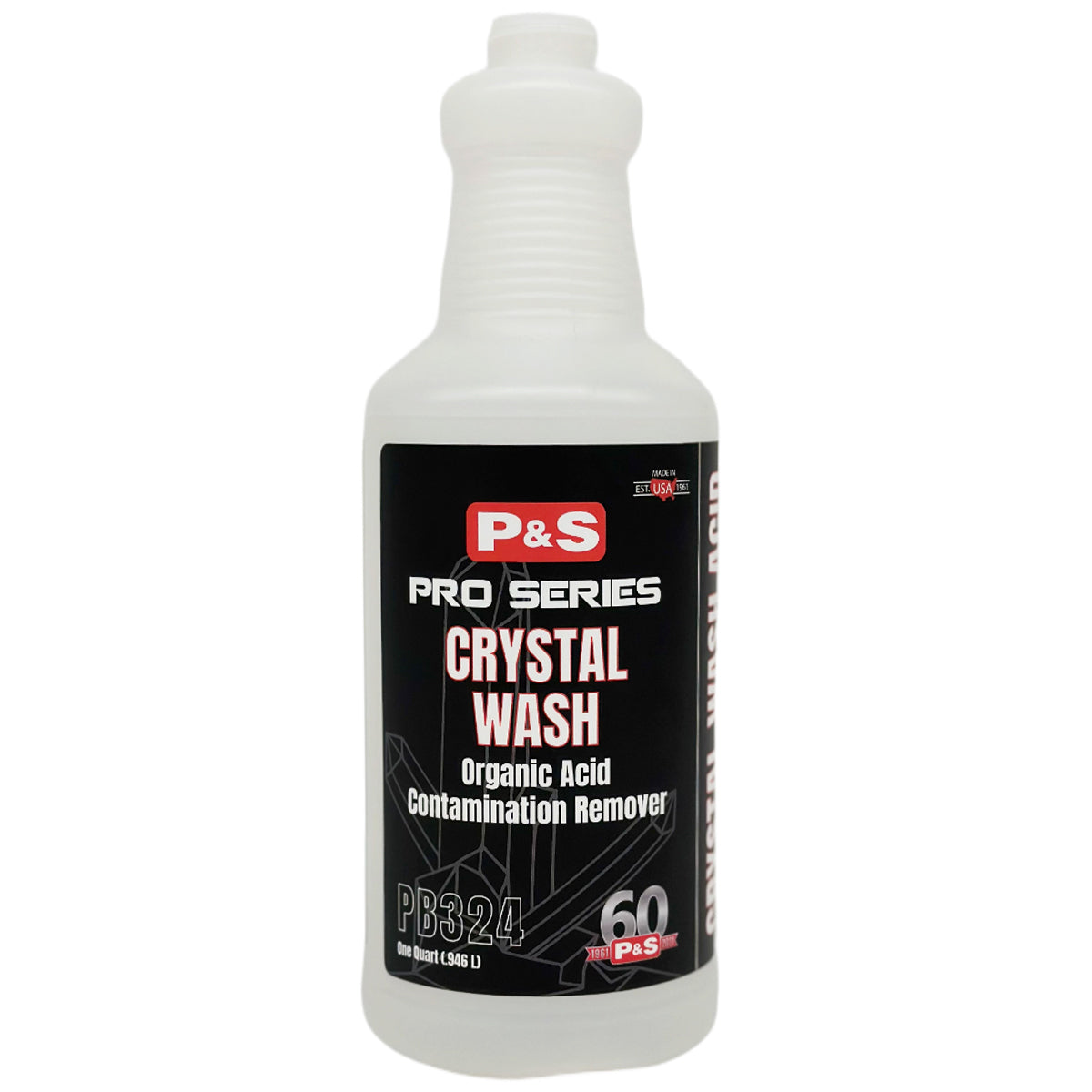 P&S Crystal Wash Spray Bottle with Acid Resistant Trigger 946ml (32oz)