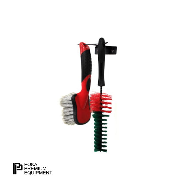 Poka Premium Double Brush Holder
