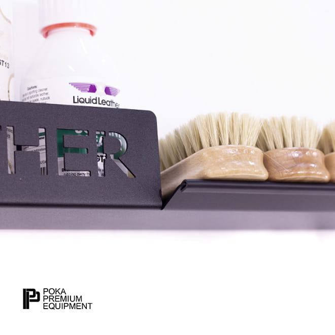 Poka Premium Leather Care Shelf Organiser 50cm