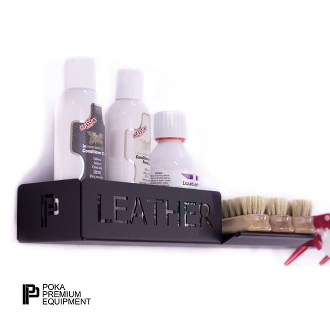 Poka Premium Leather Care Shelf Organiser 50cm