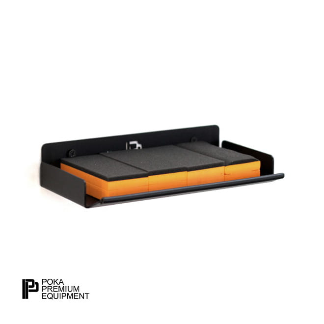 Poka Premium Leather and Upholstery Brush Shelf