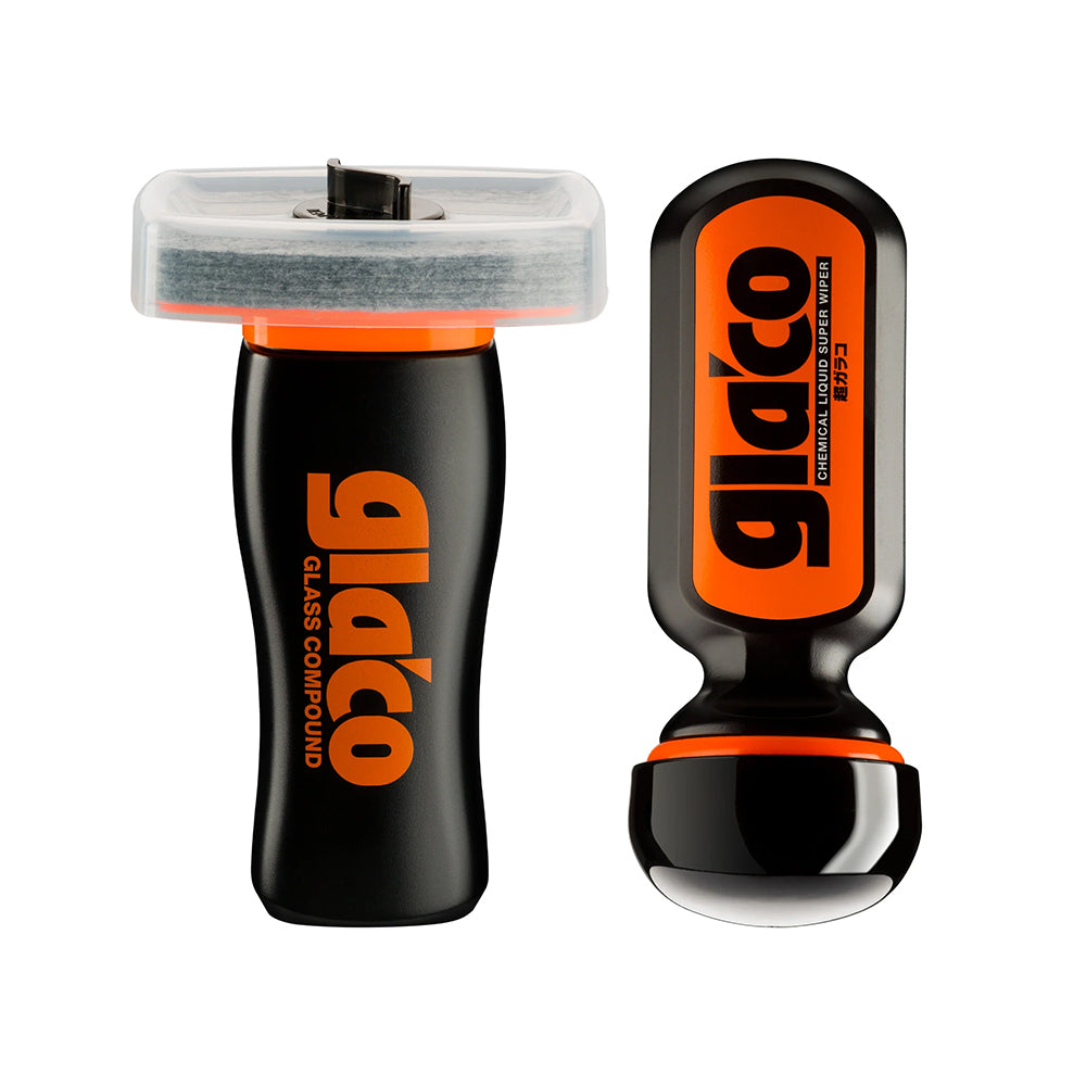 Soft99 Ultra Glaco & Glass Compound Roll On Kit | 12-Month Glass Protection Bundle
