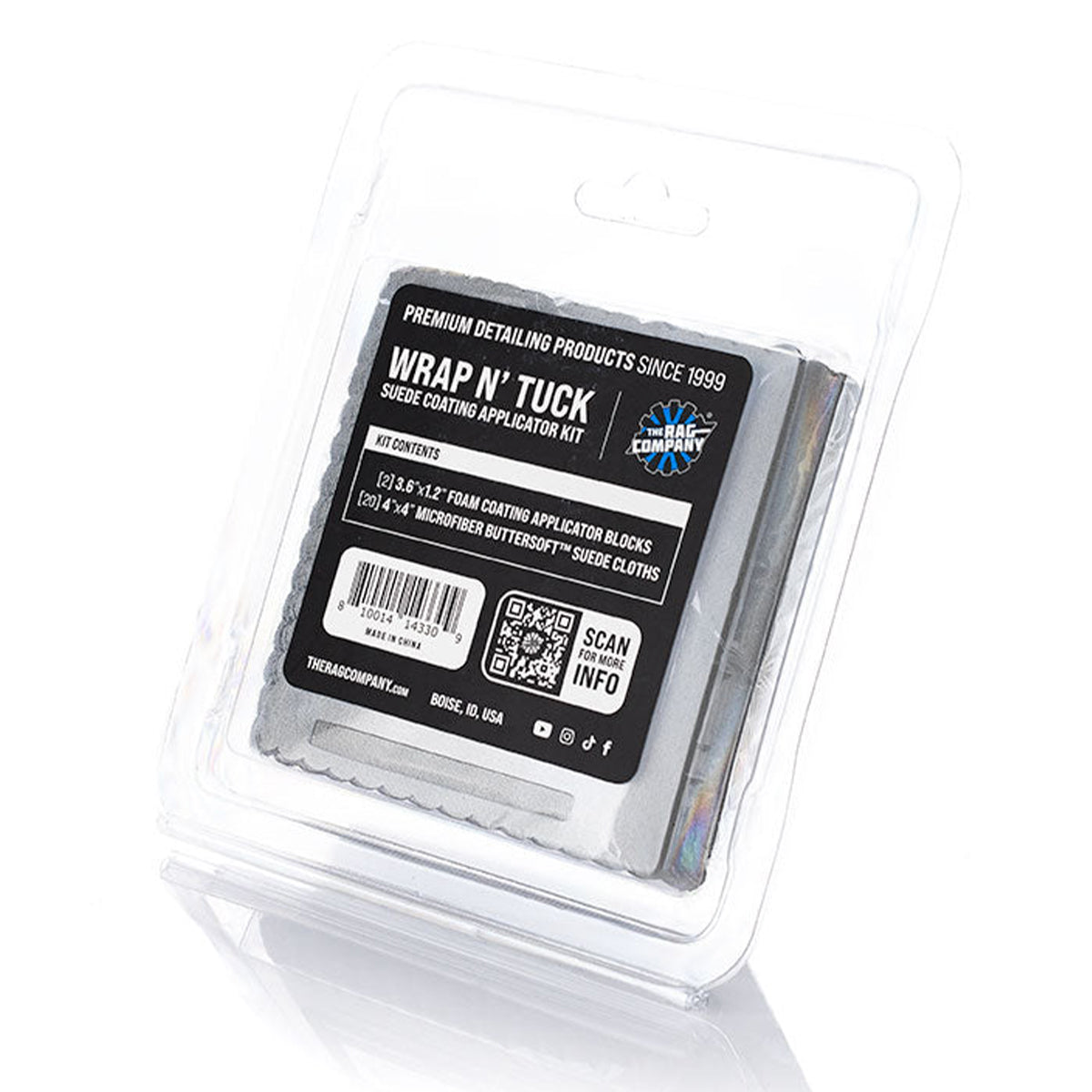 The Rag Company Wrap N Tuck Suede Coating Applicator Kit